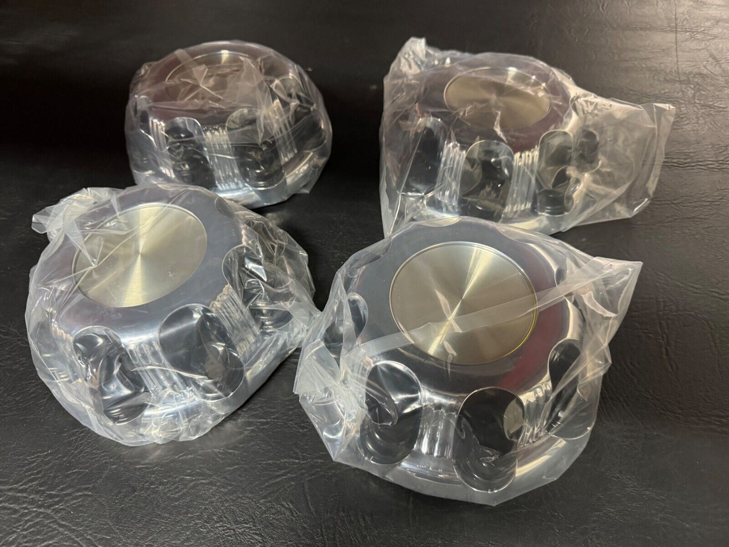 Set of 4 GM Aftermarket Chrome Wheel Hub Caps (REP)5079-C 8" Silverado