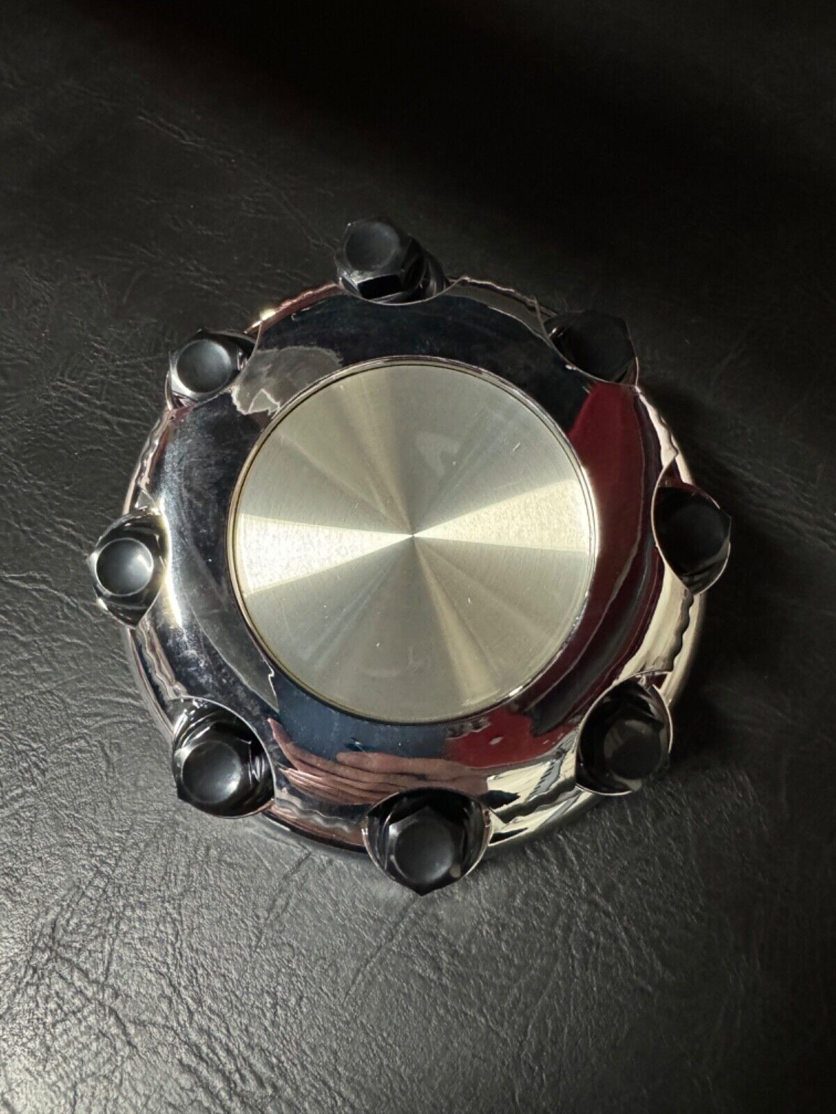 Set of 4 GM Aftermarket Chrome Wheel Hub Caps (REP)5079-C 8" Silverado