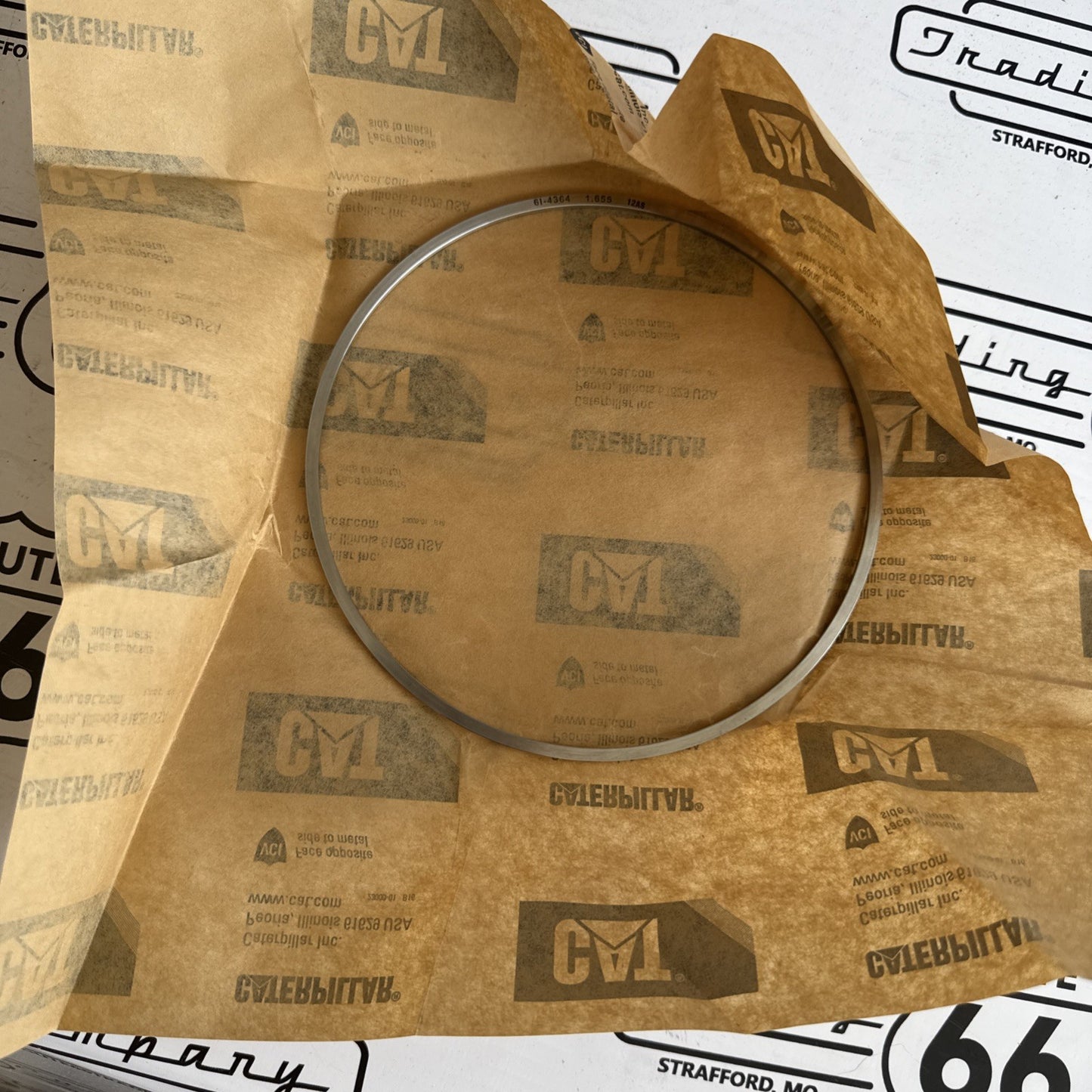 6I-4364: 1.655mm Thick Cylinder Block Liner Seat Insert Genuine OEM