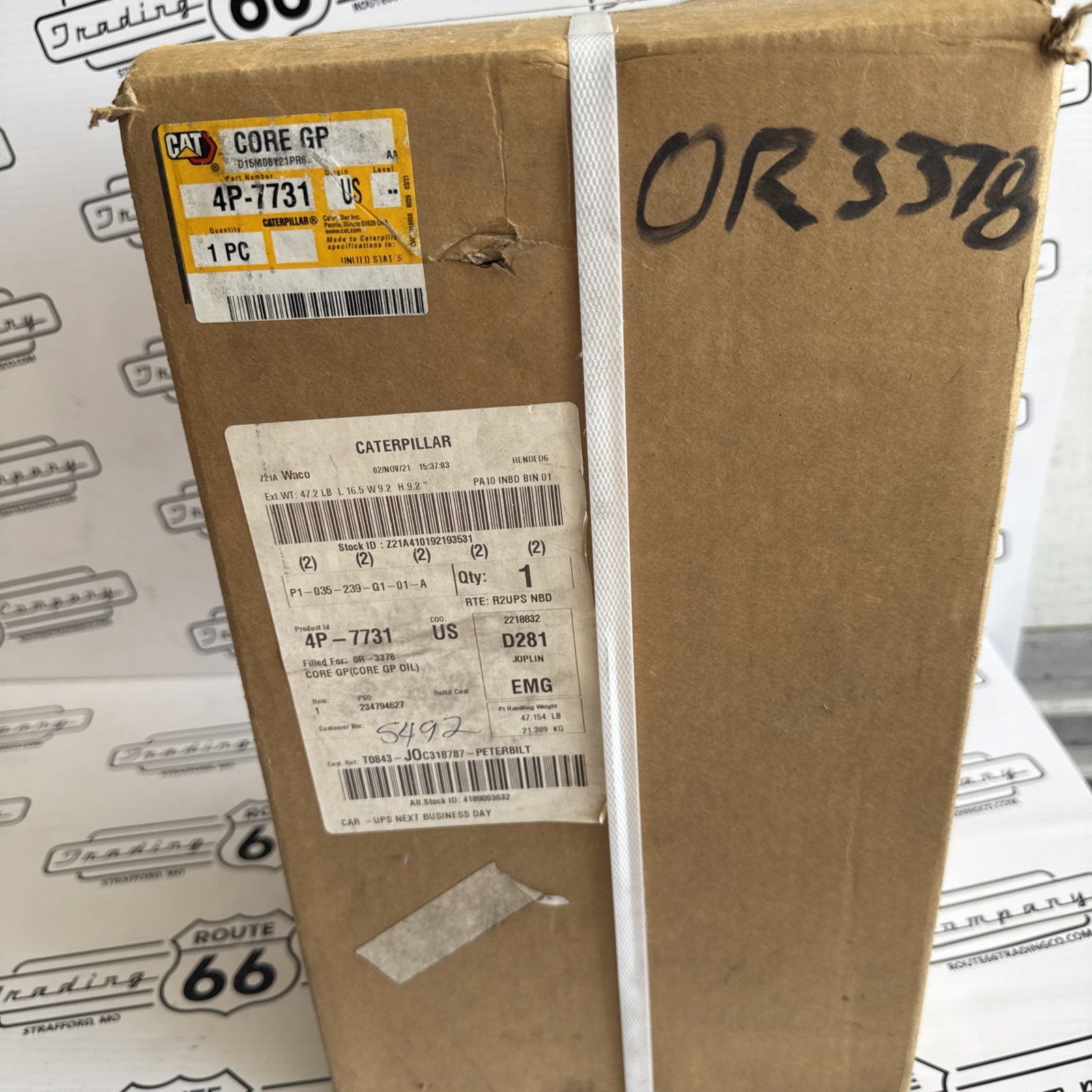 Genuine CAT 4P-7731: Transmission Oil Cooler Core 