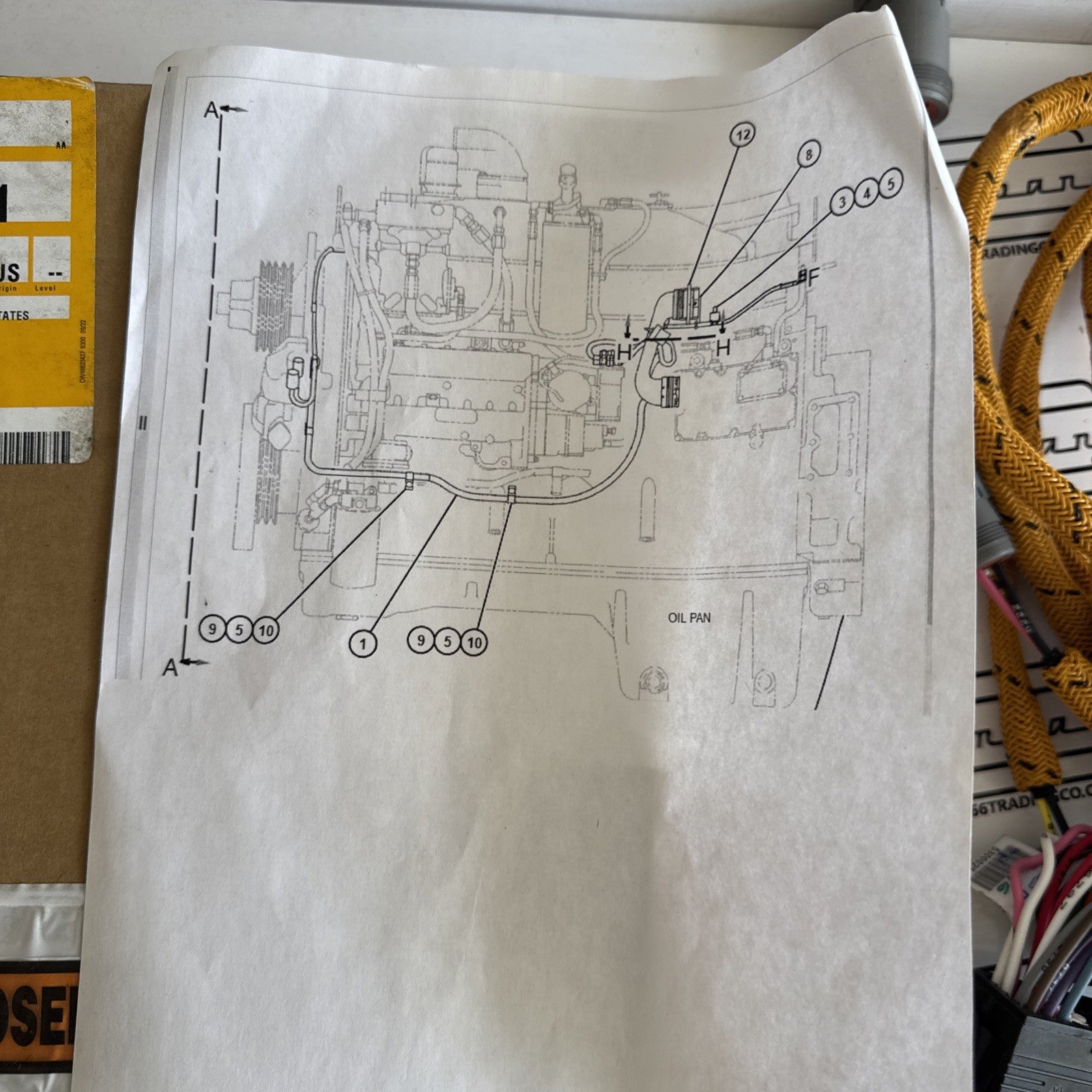 Cat Caterpillar Harness Assembly 6I-1671 New