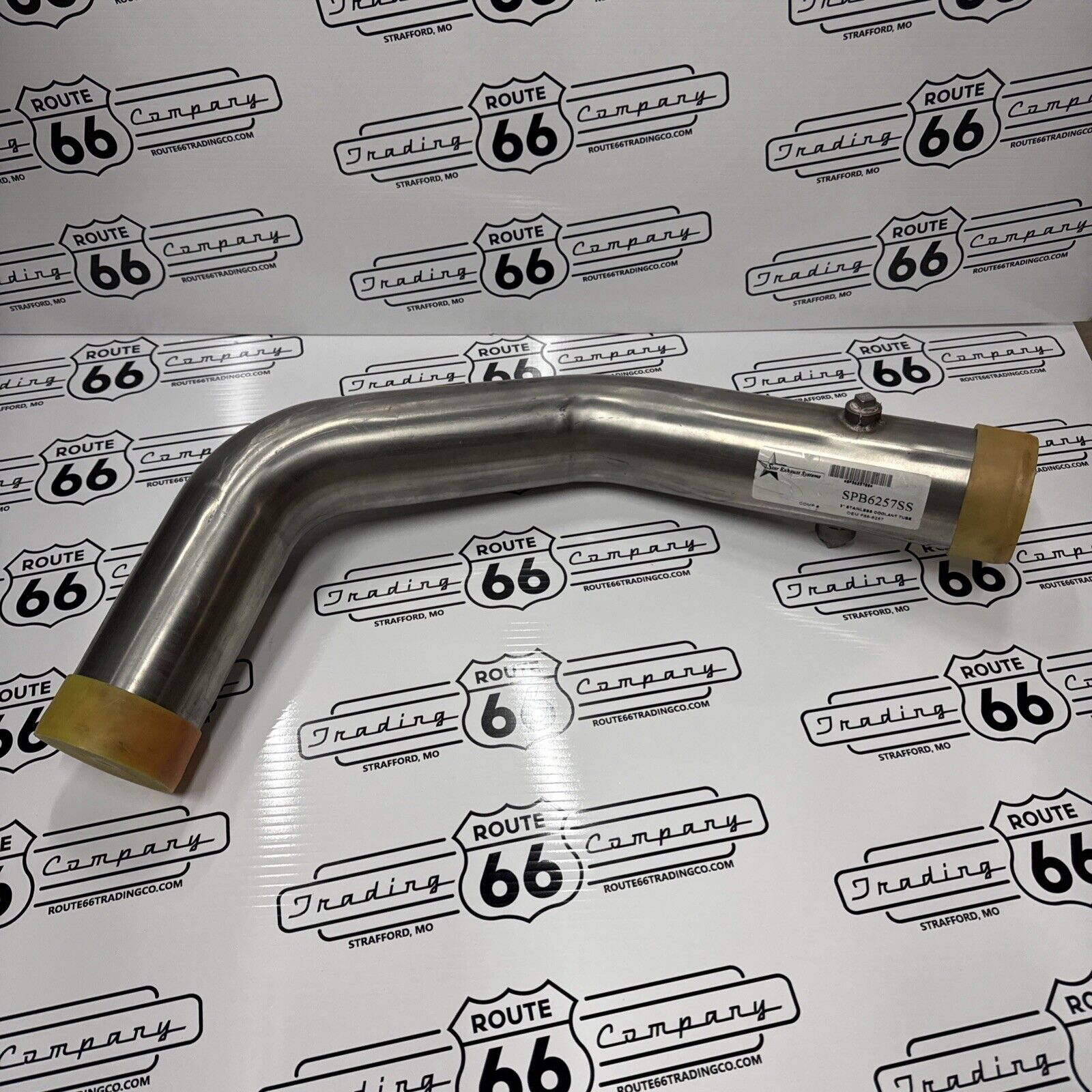 Lower Coolant Tube Fits Peterbilt 386 C15 Acert Stainless Steel OE# F66-6257 