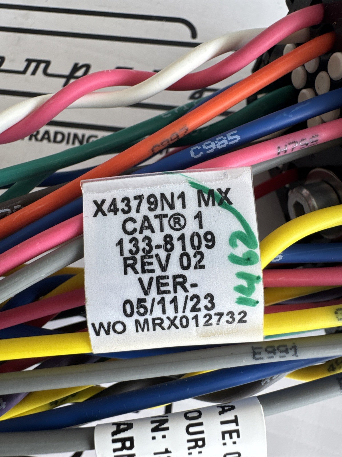 Genuine CAT 133-8109: Electronic Unit Injector Wiring Harness New OEM