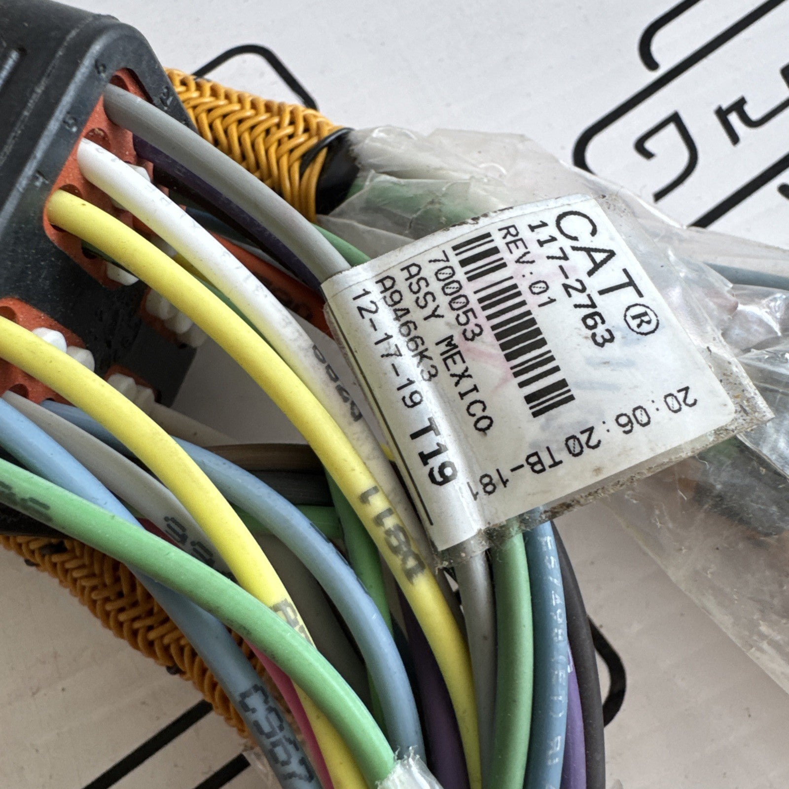 117-2763 Wire Harness for Caterpillar CAT 3176B 3176C 3196 345B 480 75C 85D 85E